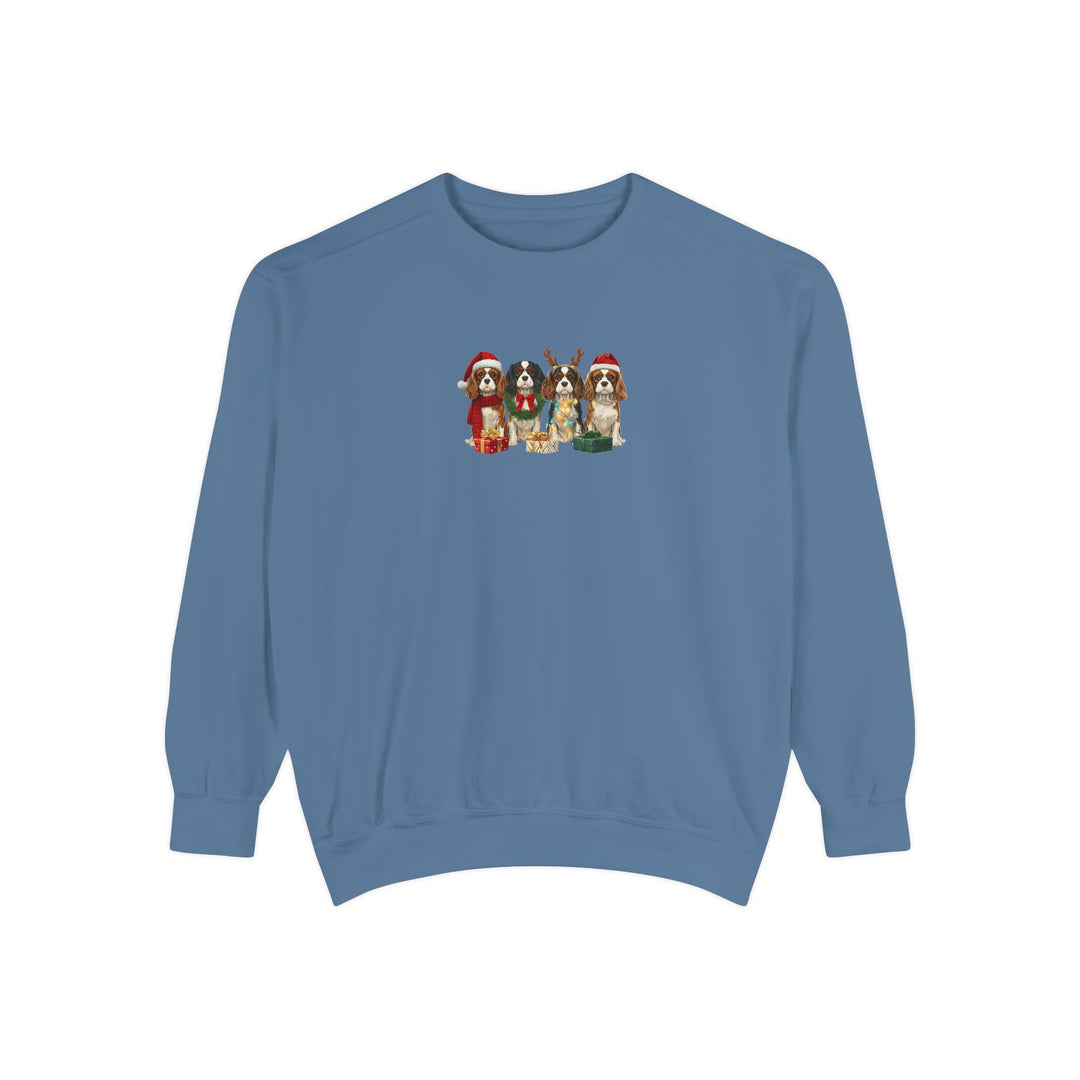 Cavalier King Charles Christmas Sweatshirt | Dog Mom Holiday Sweatshirt | Cavalier Lover Gift | Cozy Christmas Crewneck | Merry Paws Collection™