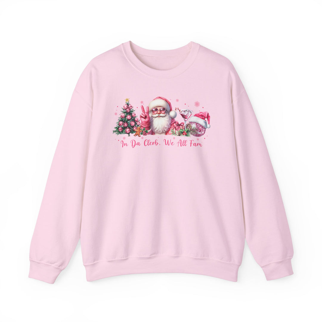 Sweatshirt In the clerb we all fam Unisex Coquette Christmas Pink Top Holidays