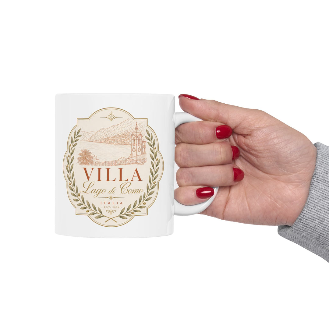Floral Mom Coffee Mug — "Best Mom" Ceramic Tea Cup (11oz, 15oz)