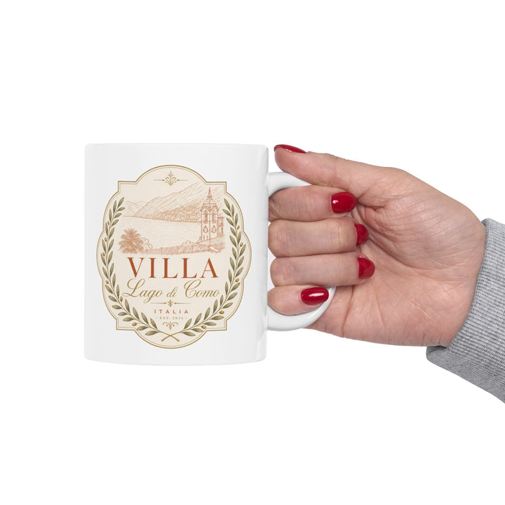 Floral Mom Coffee Mug — "Best Mom" Ceramic Tea Cup (11oz, 15oz)