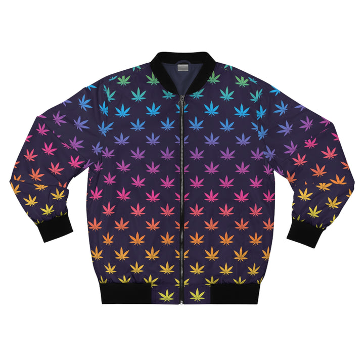 Mary Jane Leaves Men's Bomber Jacket Botanical Bomber
