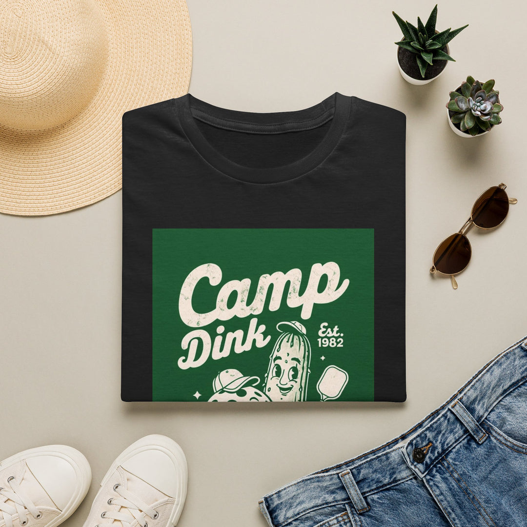 Camp Dink Retro Campfire T‑Shirt — Vintage Outdoor Summer Tee (Est. 1982)