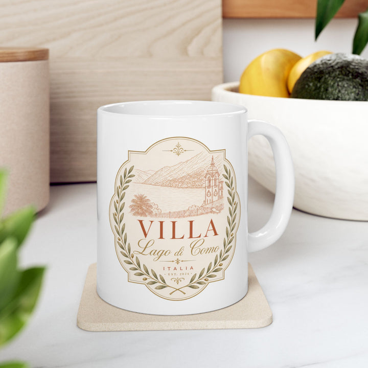 Floral Mom Coffee Mug — "Best Mom" Ceramic Tea Cup (11oz, 15oz)