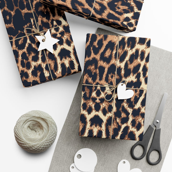 Leopard Print Gift Wrap Papers - Stylish & Trendy Wrapping for Special Occasions Christmas Wrapping Paper