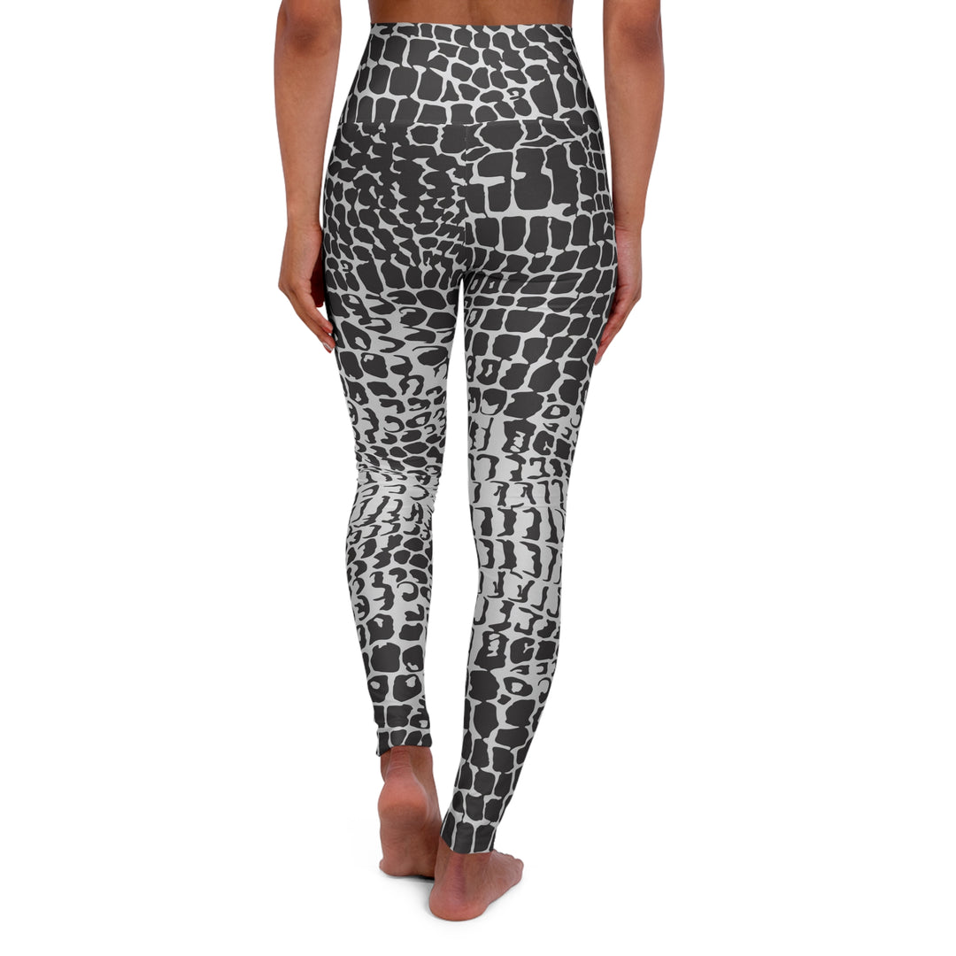 Alligator Skin High Waisted Yoga Leggings