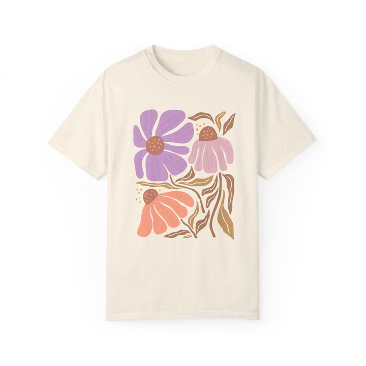Subtle Anti-Trump TShirt Fuck Trump Flower Tee Comfort Colors® Boho Floral T-shirt Democrat Gift For Her Liberal Shirt