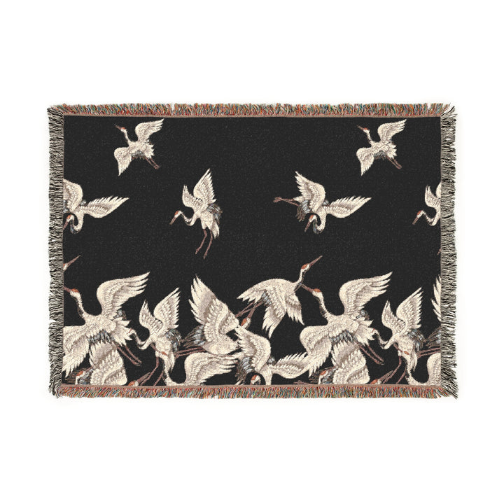 Crane Woven Blanket