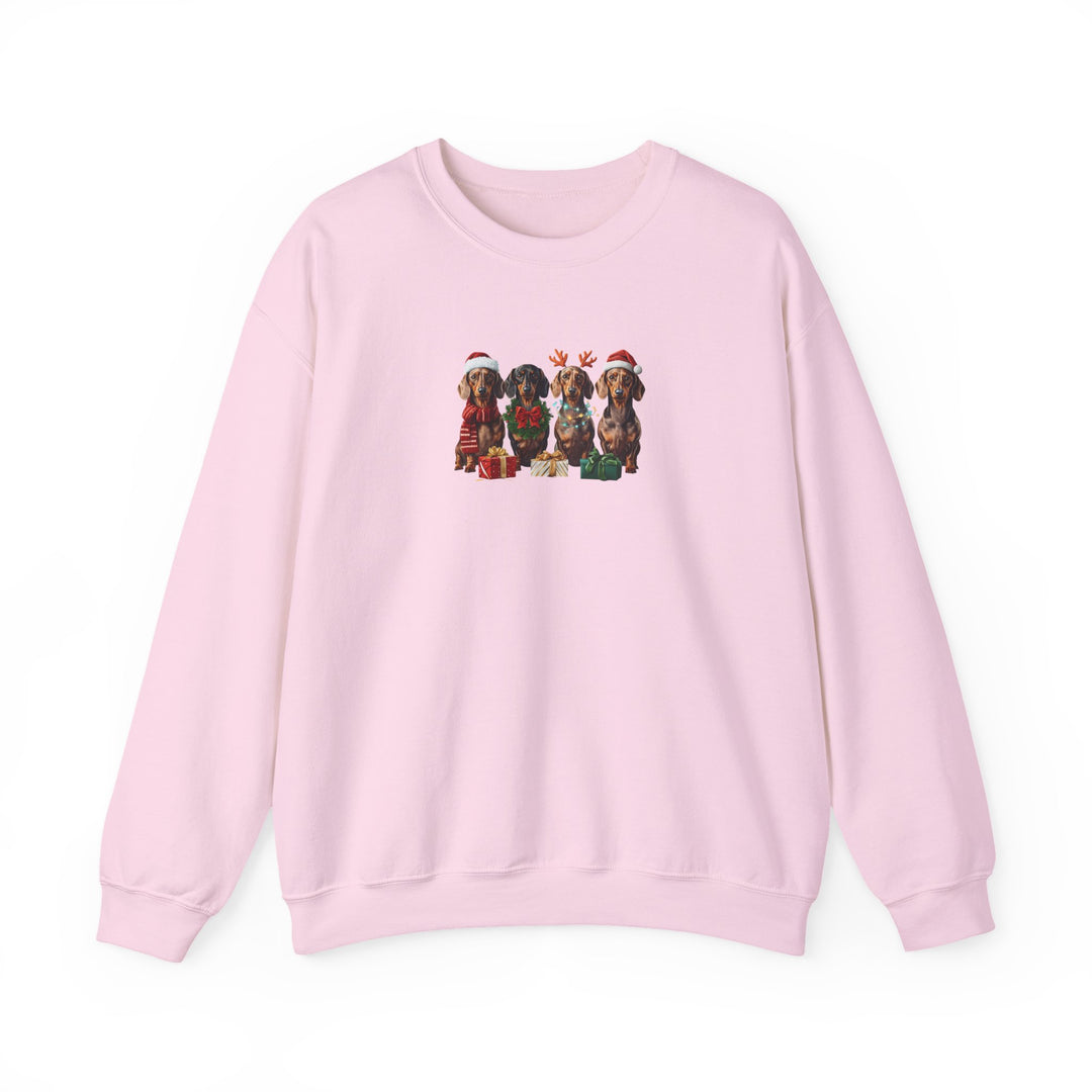 Dachshund Christmas Sweatshirt, Wiener Dog Holiday Sweatshirt, Dog Lover Gift, Cute Doxie Crewneck, Merry Christmas Pullover