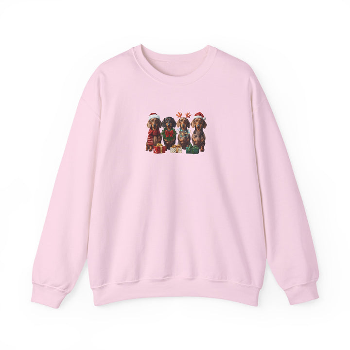 Dachshund Christmas Sweatshirt, Wiener Dog Holiday Sweatshirt, Dog Lover Gift, Cute Doxie Crewneck, Merry Christmas Pullover