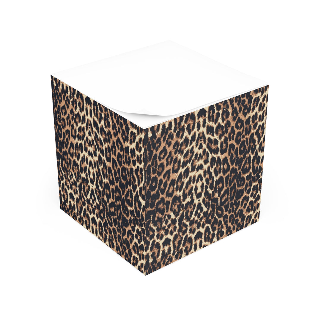 Leopard Print Note Cube Animal Print Memo Sticky Notes