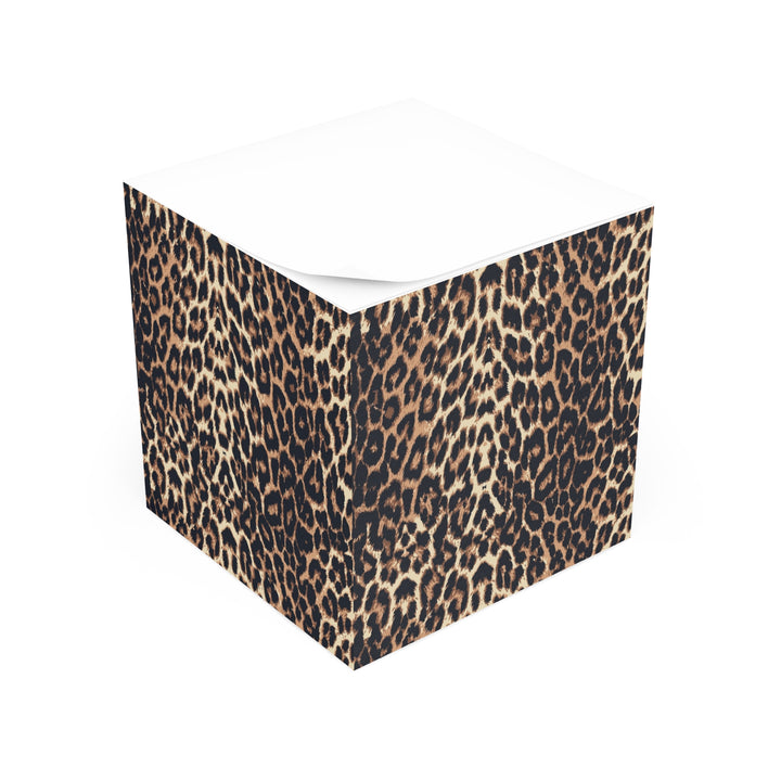 Leopard Print Note Cube Animal Print Memo Sticky Notes