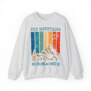 The Mountains Are Calling Unisex Crewneck Sweatshirt
