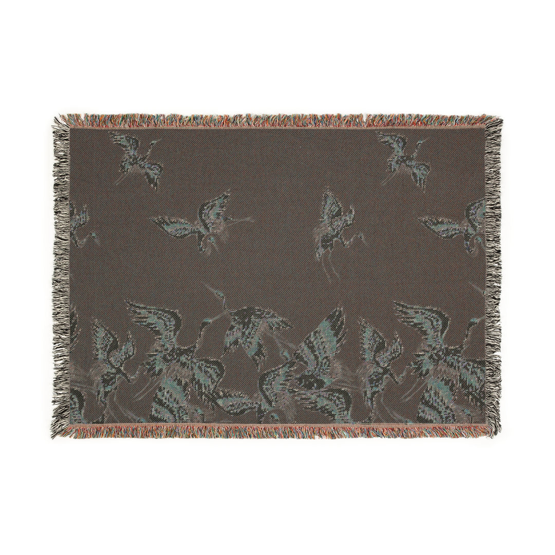 Crane Woven Blanket