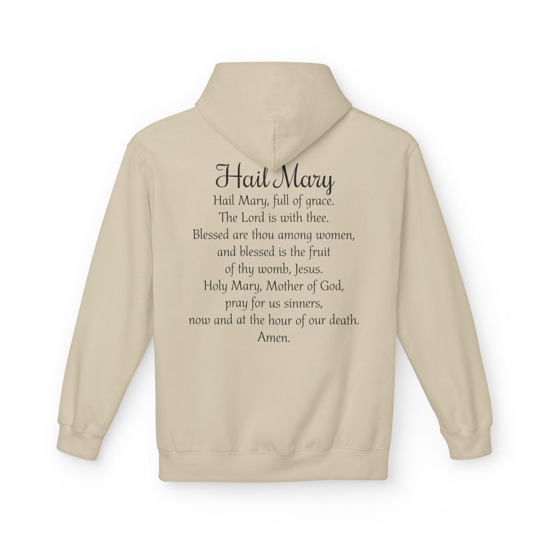 Virgin Mary Hoodie - Hail Mary Prayer - Our Lady Of Guadalupe