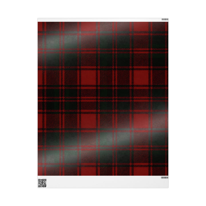 Wrapping Paper - Red & Black Buffalo Plaid Holiday Gift Wrap