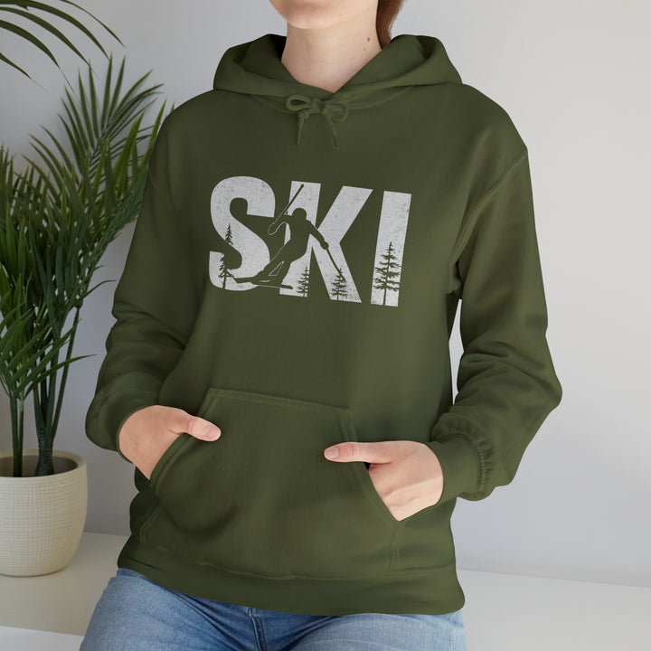 Ski Unisex Hooded Sweatshirt