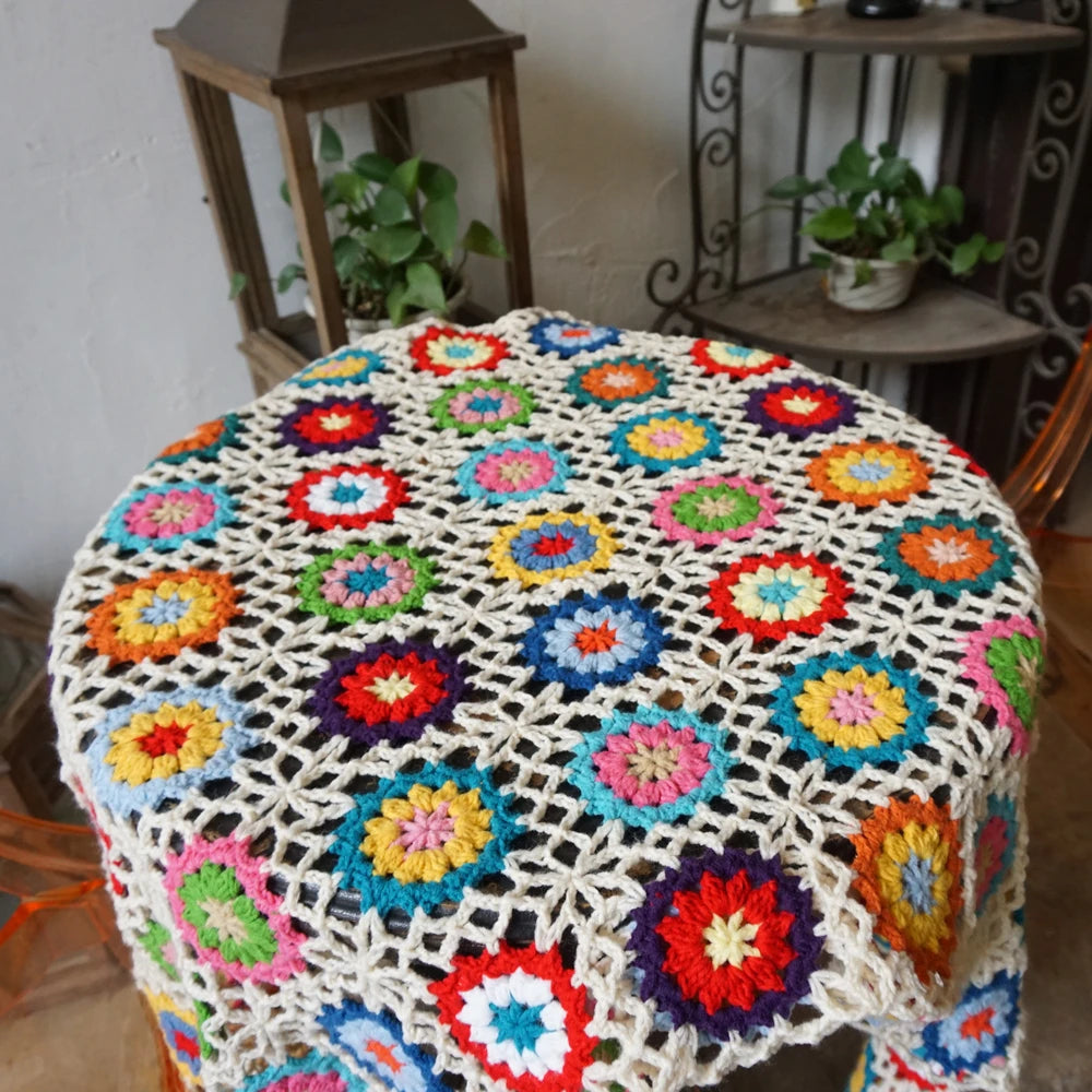 Handmade Granny Square Crochet Blanket