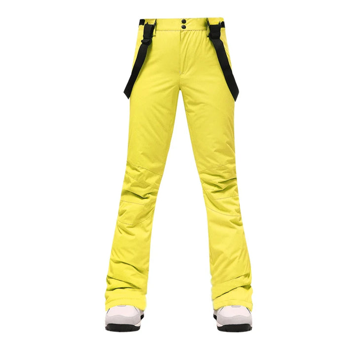 Nine Colors Ski Pants Women Thicken Windproof Waterproof Winter Snow Pants Outdoor Sports Snowboarding Warm Breathable Overalls