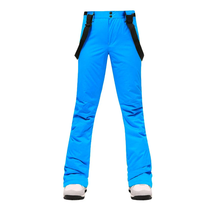 Nine Colors Ski Pants Women Thicken Windproof Waterproof Winter Snow Pants Outdoor Sports Snowboarding Warm Breathable Overalls
