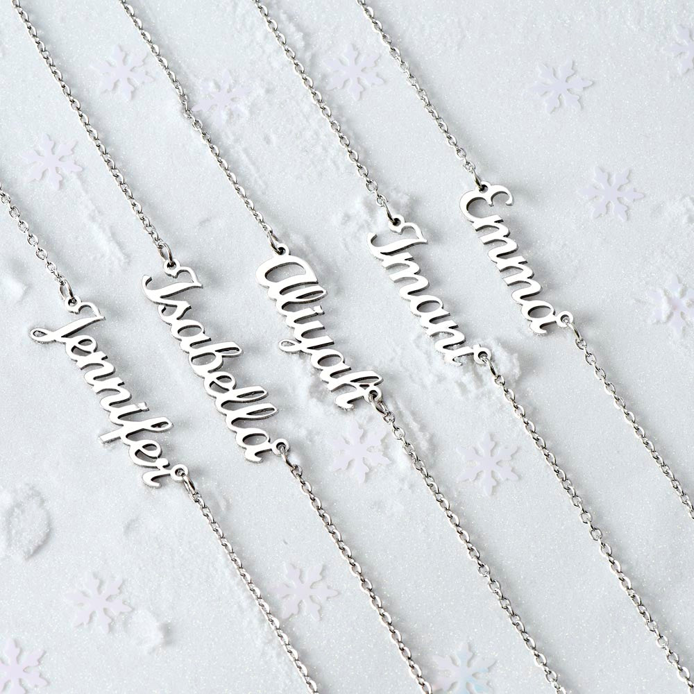 Showgirl Necklace 18K Yellow Gold Finish