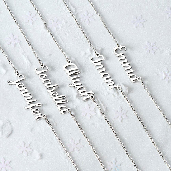 Showgirl Necklace 18K Yellow Gold Finish