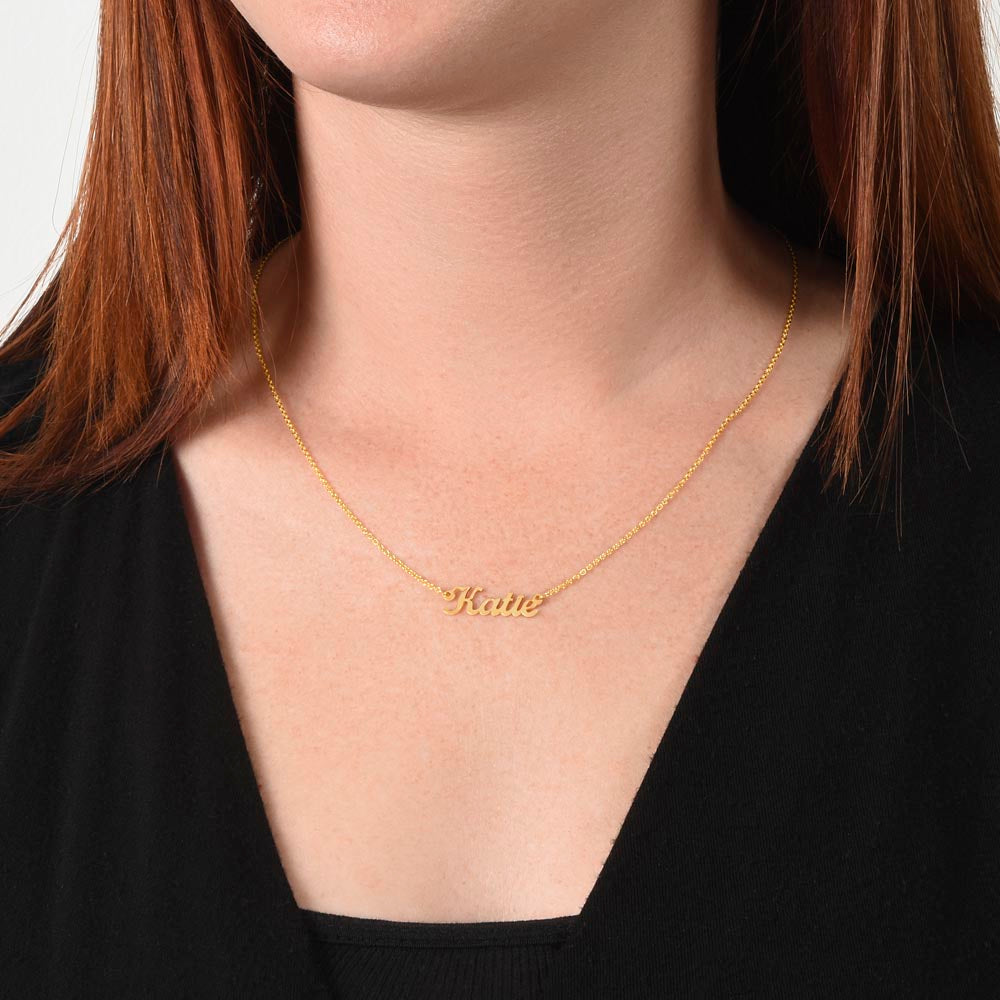 Showgirl Necklace 18K Yellow Gold Finish
