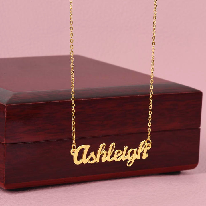 Showgirl Necklace 18K Yellow Gold Finish