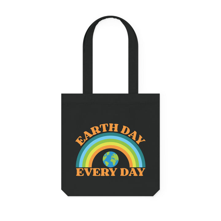 Rainbow Woven Eco Friendly Tote Bag for Earth Day and Sustainability