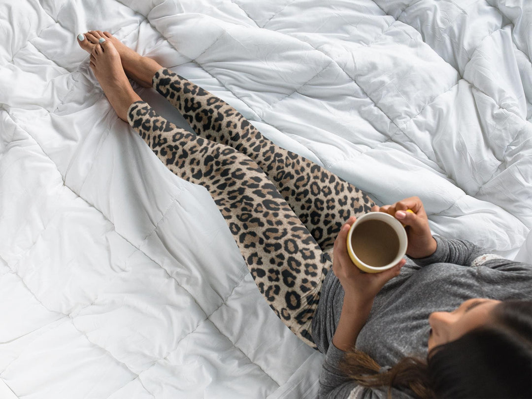 Leopard Print Leggings Animal Print Cheetah Yoga Pants for Women Stylish & Comfortable Activewear