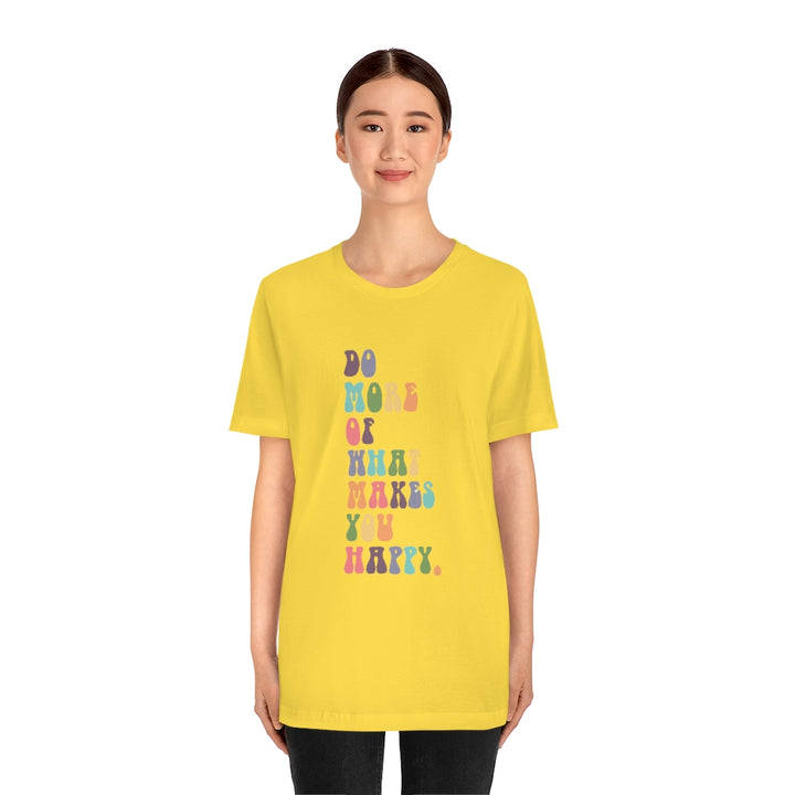 What Makes You Happy Jersey Tee