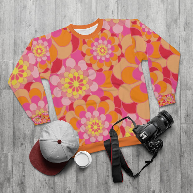 Flower Power AOP Unisex Sweatshirt