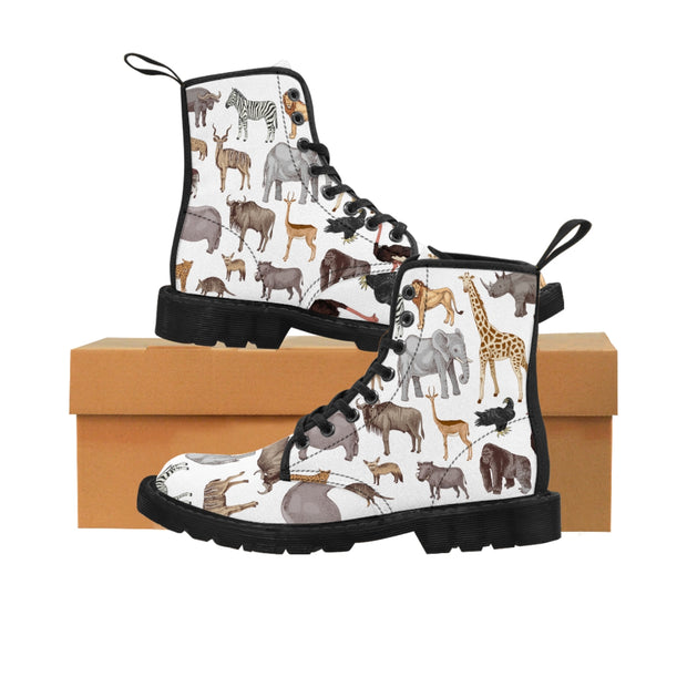 Save Wildlife Women's Canvas Boots