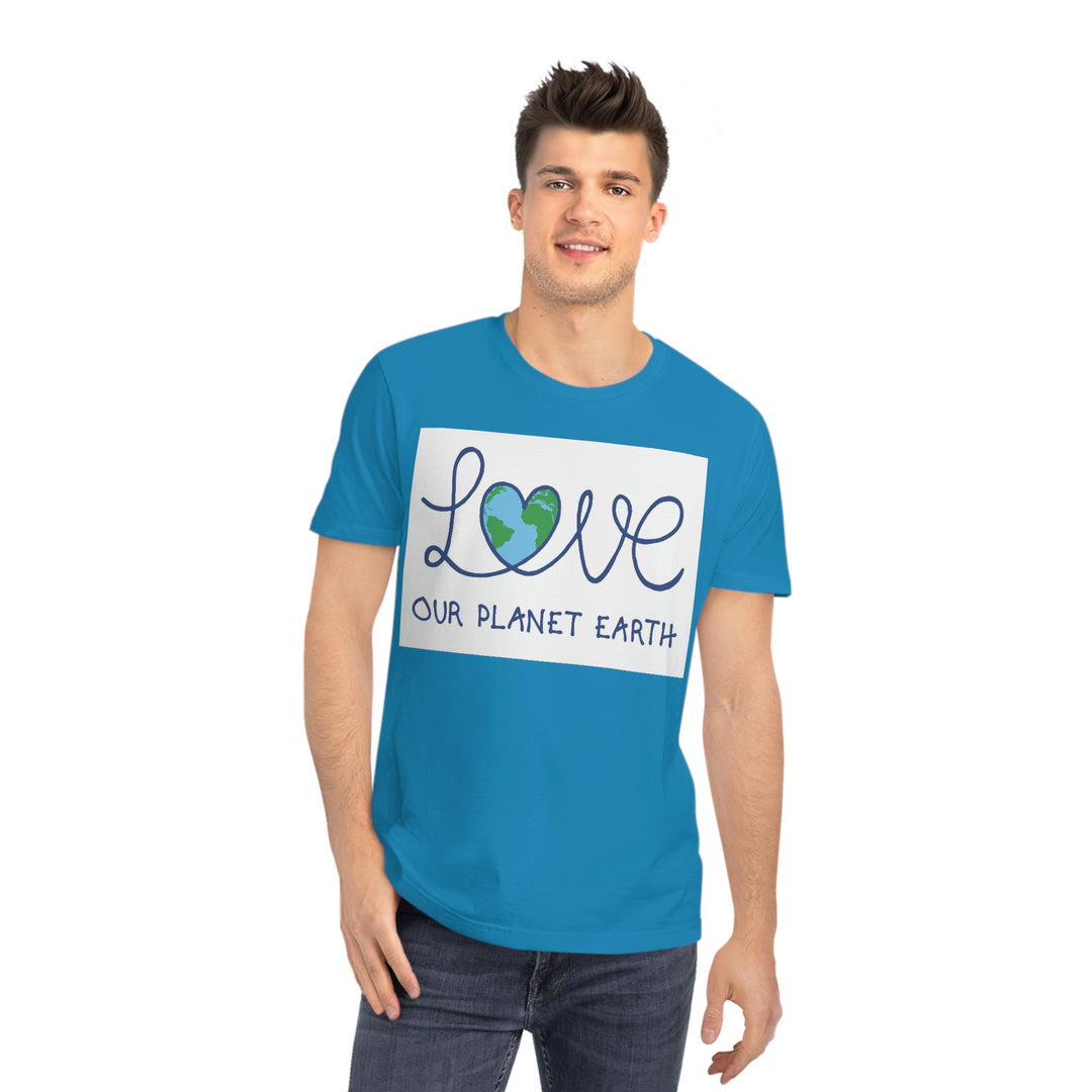 Love Our Planet Earth Unisex Rocker T-Shirt