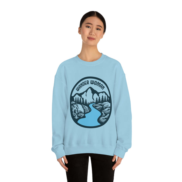 Wander Woman Unisex Heavy Blend™ Crewneck Sweatshirt