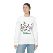 Wildflowers and Hummingbirds Unisex Heavy Blend™ Crewneck Sweatshirt