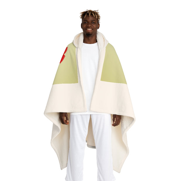 Hooded Sherpa Fleece Blanket