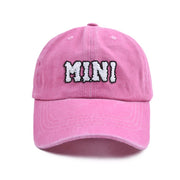 Mama Cloth Embroidery Baseball Hat Mother's Day Hot Sale Worn Looking Washed-out Solid Color Peaked Hat Women