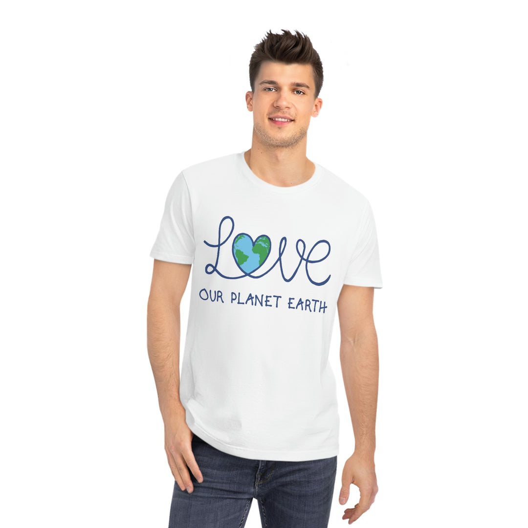 Love Our Planet Earth Unisex Rocker T-Shirt