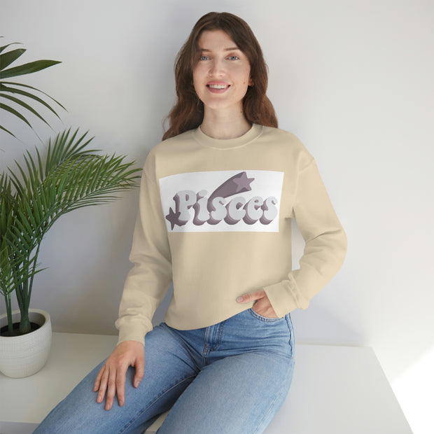 Pisces Astrological Sign Unisex Heavy Blend™ Crewneck Sweatshirt