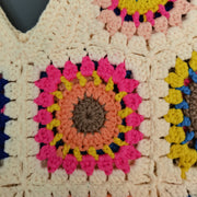 Women's Boho Crochet Tote Shoulder Bag Purse