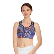 Sports Bra (AOP) Butterflies Are Free!!!