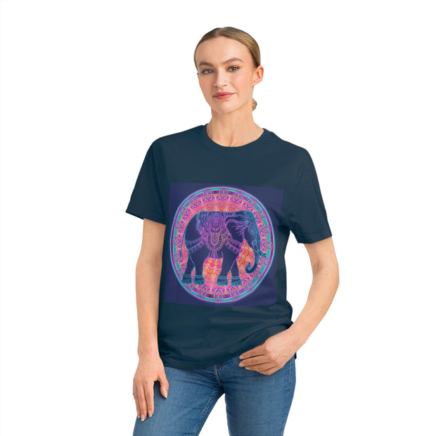 Bollywood Circle Elephant Unisex Rocker T-Shirt