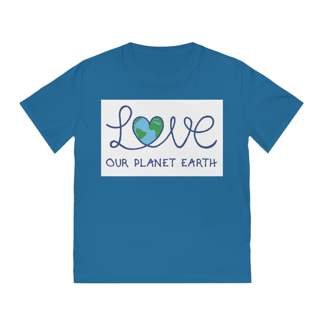 Love Our Planet Earth Unisex Rocker T-Shirt