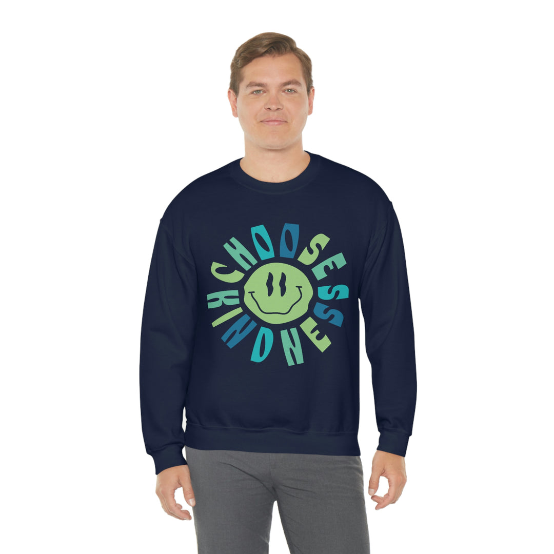 Choose Kindness Blue Unisex Heavy Blend™ Crewneck Sweatshirt