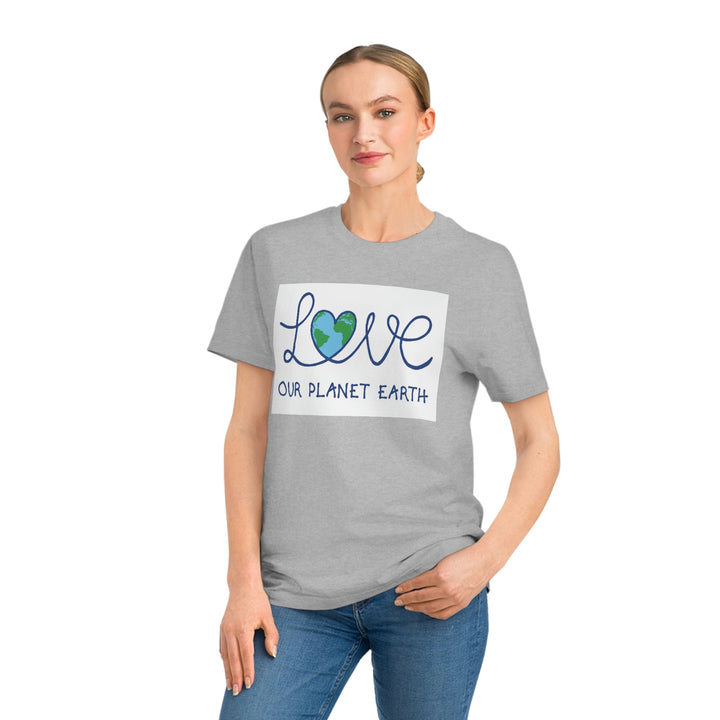 Love Our Planet Earth Unisex Rocker T-Shirt