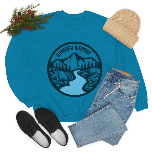 Wander Woman Unisex Heavy Blend™ Crewneck Sweatshirt