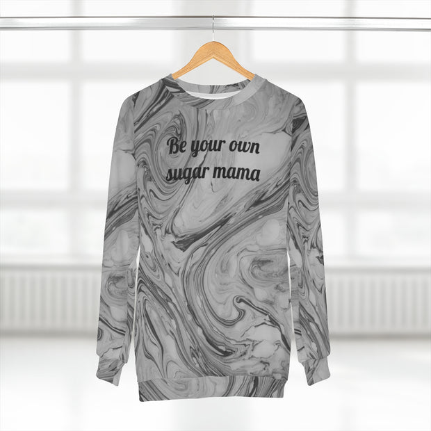 Be Your Own Sugar Mama AOP Unisex Sweatshirt