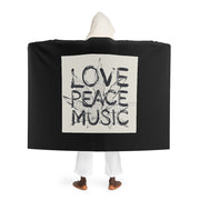 Hooded Sherpa Fleece Blanket