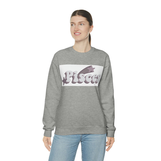 Pisces Astrological Sign Unisex Heavy Blend™ Crewneck Sweatshirt