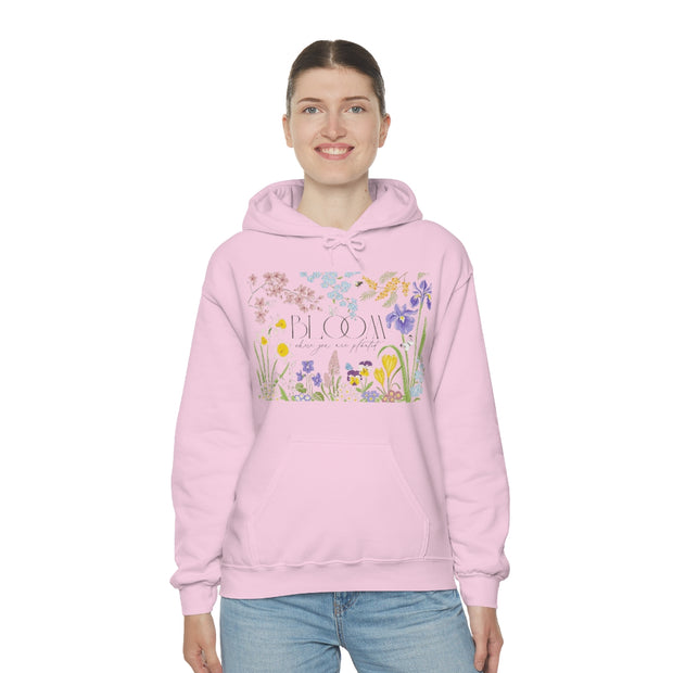 Bloom Where You Are Planted Unisex Heavy Blend™ Hooded Sweatshirt